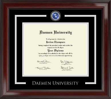 Daemen University diploma frame - Showcase Edition Diploma Frame in Encore