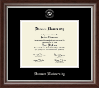 Daemen University diploma frame - Silver Embossed Diploma Frame in Devonshire
