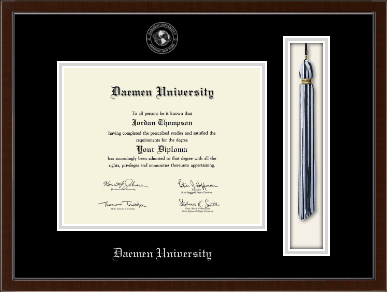 Daemen University diploma frame - Tassel & Cord Diploma Frame in Delta