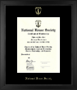 National Honor Society certificate frame - Gold Embossed Certificate Frame in Arena
