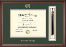 Midland College Tassel Edition Diploma Frame in Newport