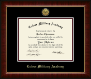 Culver Academies diploma frame - Gold Engraved Medallion Diploma Frame in Murano