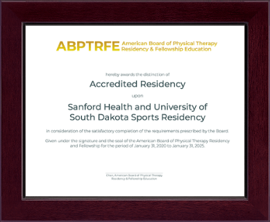 American Board of Physical Therapy Residency & Fellowship Education certificate frame - Century Certificate Frame in Cordova