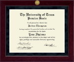 The University of Texas Permian Basin diploma frame - Millennium Gold Engraved Diploma Frame in Cordova