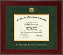 Southeastern Louisiana University diploma frame - Presidential Gold Engraved Diploma Frame in Jefferson