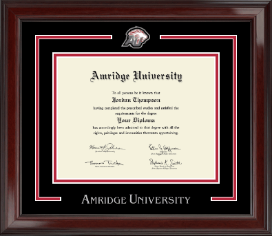 Amridge University diploma frame - Spirit Medallion Diploma Frame in Encore