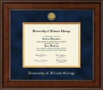 University of Illinois Chicago diploma frame - Presidential Gold Engraved Diploma Frame in Madison