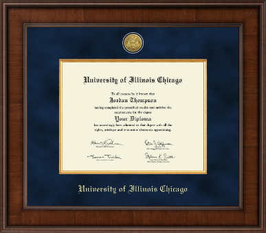 University of Illinois Chicago diploma frame - Presidential Gold Engraved Diploma Frame in Madison