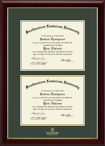 Double Diploma Frame