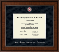 Saint Mary's University of Minnesota diploma frame - Presidential Masterpiece Diploma Frame in Madison