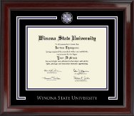 Winona State University diploma frame - Showcase Edition Diploma Frame in Encore