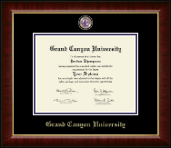 Grand Canyon University diploma frame - Masterpiece Medallion Diploma Frame in Murano
