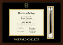 Wofford College Tassel Edition Diploma Frame in Delta