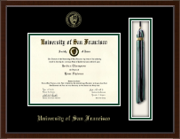 University of San Francisco Tassel Edition Diploma Frame in Delta
