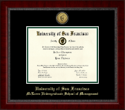 University of San Francisco diploma frame - Gold Engraved Medallion Diploma Frame in Sutton