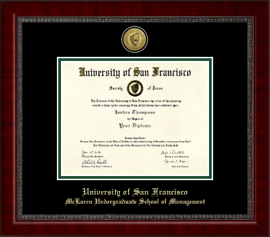 University of San Francisco diploma frame - Gold Engraved Medallion Diploma Frame in Sutton