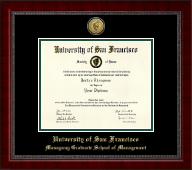 University of San Francisco diploma frame - Gold Engraved Medallion Diploma Frame in Sutton
