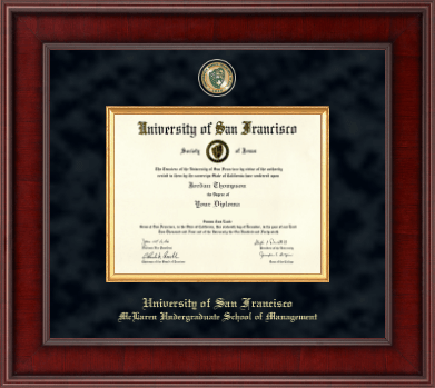 University of San Francisco diploma frame - Presidential Masterpiece Diploma Frame in Jefferson