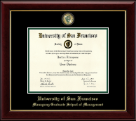 University of San Francisco diploma frame - Masterpiece Medallion Diploma Frame in Gallery