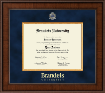 Brandeis University Presidential Masterpiece Diploma Frame in Madison