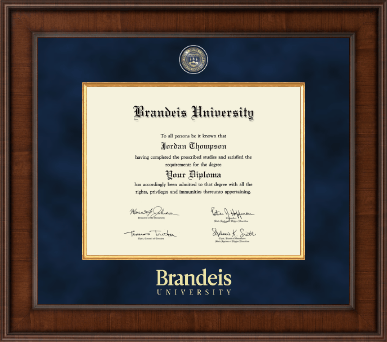 Brandeis University diploma frame - Presidential Masterpiece Diploma Frame in Madison