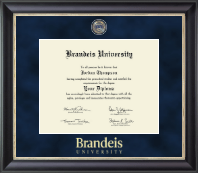 Brandeis University diploma frame - Regal Edition Diploma Frame in Noir