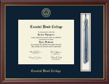 Coastal Bend College diploma frame - Tassel Edition Diploma Frame in Newport