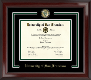 University of San Francisco Showcase Edition Diploma Frame in Encore