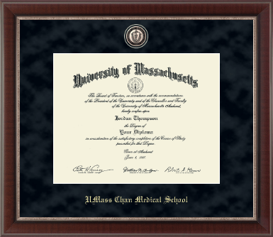 UMass Chan Medical School diploma frame - Regal Edition Diploma Frame in Chateau