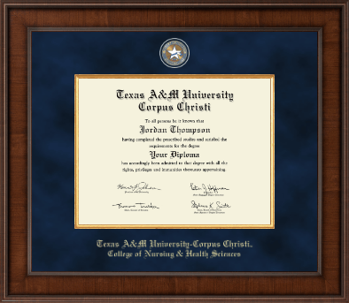 Texas A&M University Corpus Christi diploma frame - Presidential Masterpiece Diploma Frame in Madison