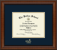 The Bolles School diploma frame - Gold Embossed Diploma Frame in Austin