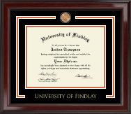 The University of Findlay diploma frame - Showcase Edition Diploma Frame in Encore