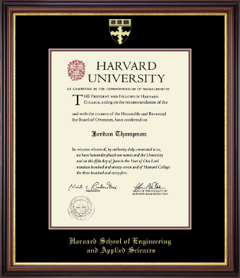 Harvard University diploma frame - Gold Embossed Diploma Frame in Regency Gold