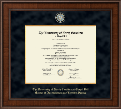 University of North Carolina Chapel Hill diploma frame - Presidential Masterpiece Diploma Frame in Madison