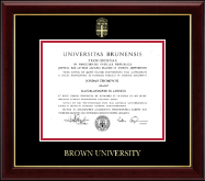 Brown University Gold Embossed Diploma Frame in Gallery