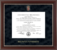 Brown University Regal Edition Diploma Frame in Chateau