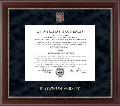 Brown University diploma frame - Regal Edition Diploma Frame in Chateau