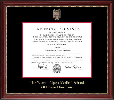 Brown University diploma frame - Masterpiece Medallion Diploma Frame in Kensington Gold