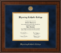 Wyoming Catholic College diploma frame - Presidential Masterpiece Diploma Frame in Madison