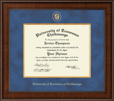 The University of Tennessee Chattanooga diploma frame - Presidential Masterpiece Diploma Frame in Madison