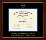 The University of Tennessee Chattanooga diploma frame - Gold Embossed Diploma Frame in Murano