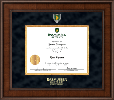 Rasmussen University diploma frame - Presidential Masterpiece Diploma Frame in Madison