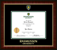 Rasmussen University diploma frame - Masterpiece Medallion Diploma Frame in Murano