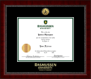 Rasmussen University diploma frame - Gold Engraved Medallion Diploma Frame in Sutton