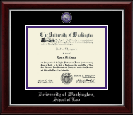 University of Washington diploma frame - Masterpiece Medallion Diploma Frame in Gallery Silver