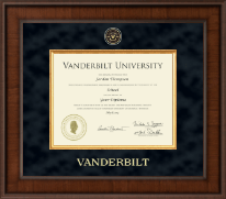 Vanderbilt University diploma frame - Presidential Masterpiece Diploma Frame in Madison