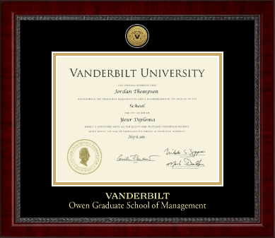 Vanderbilt University diploma frame - Gold Engraved Medallion Diploma Frame in Sutton
