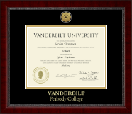 Vanderbilt University diploma frame - Gold Engraved Medallion Diploma Frame in Sutton