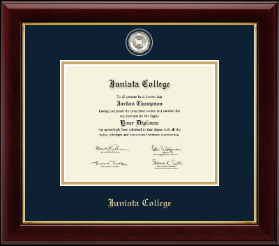 Juniata College diploma frame - Masterpiece Medallion Diploma Frame in Gallery