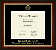 Willamette University diploma frame - Gold Embossed Diploma Frame in Murano